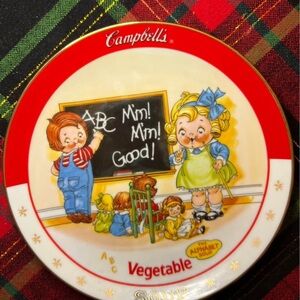 Campbells Vintage Vegetable Soup Plate